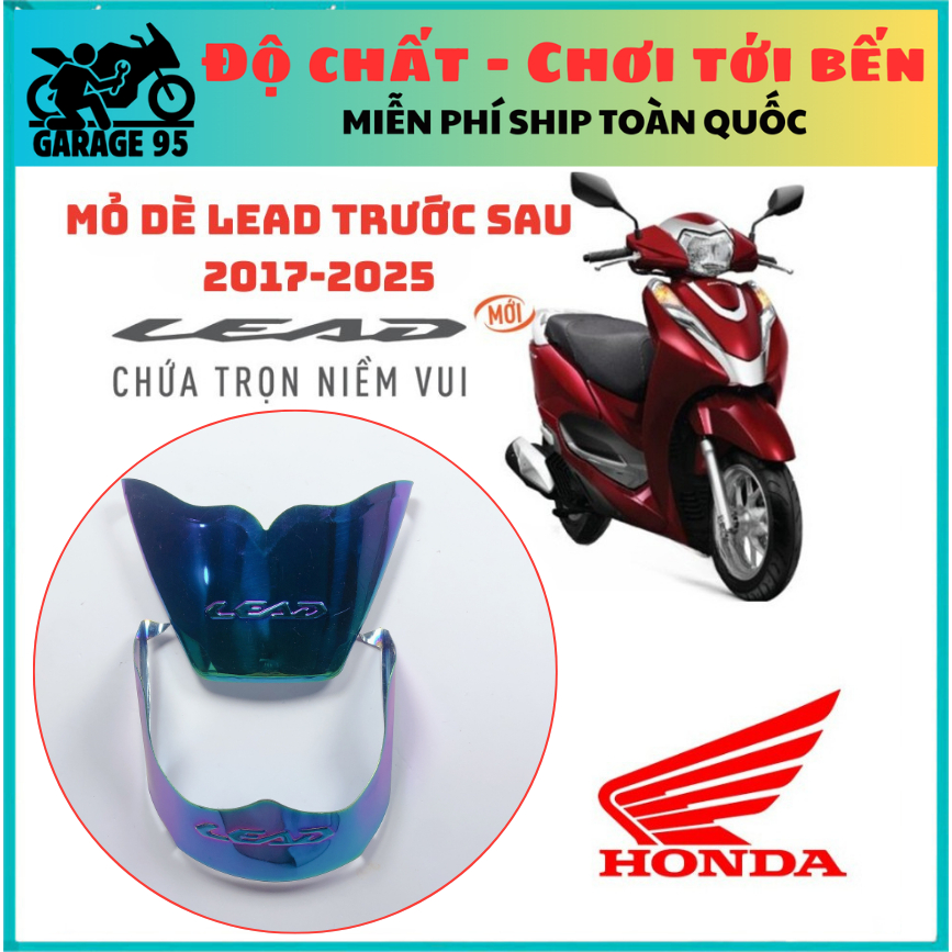 ★ Ốp Mũi Dè LEAD 2017-2025, Bọc Mõm Dè LEAD 2017-2025, Ốp Mỏ Dè LEAD 2017-2025 ★