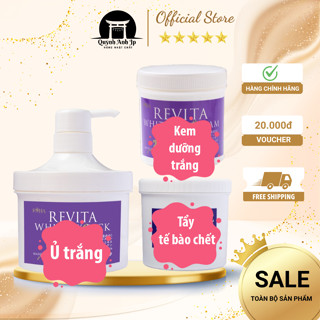  Ủ TRẮNG REVITA WHITE EX PACK KEM TRẮNG DA BODY TẨY DA CHẾT MUỐI BIỂN BALINESE SALT 