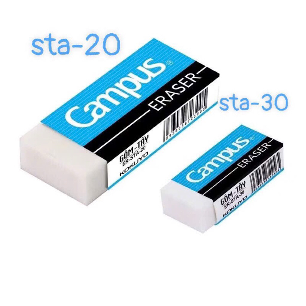combo 3 viên Tẩy Campus trắng ER-STA-20, ER-STA-30