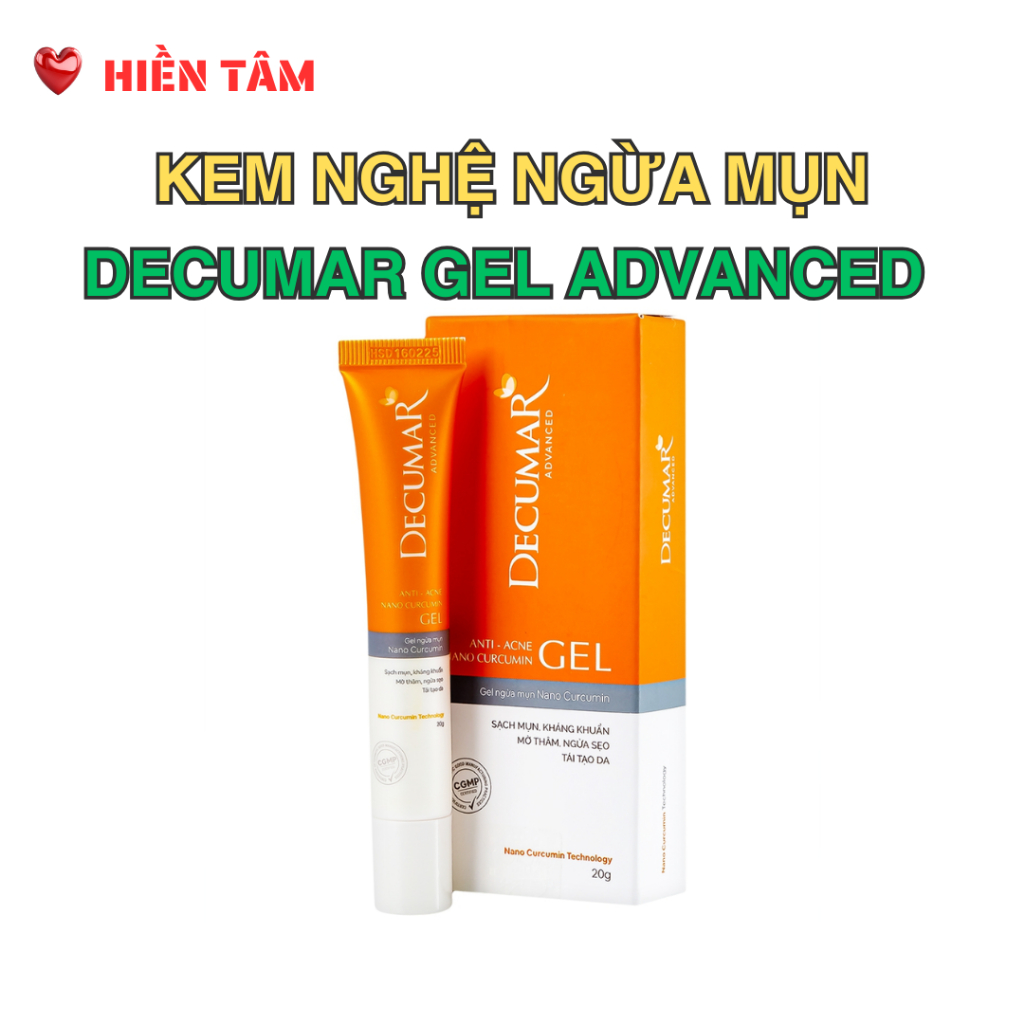 Kem Nghệ Ngừa Mụn Decumar Gel Advanced 20gr