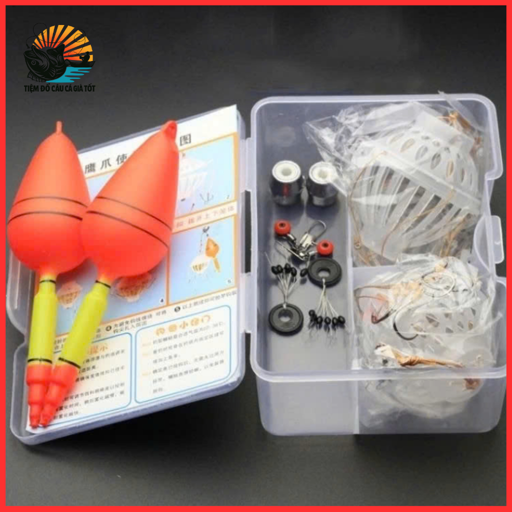 [Chất Lượng] Bộ Bom Câu Lăng Xê Cá Mè, Phụ Kiện Câu Lăng Xê Cao Cấp