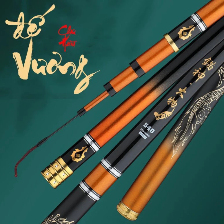 [Chất Lượng] Cần Câu Tay Đế Vương Chư Hầu 6H, Cần Câu Đài Cao Cấp