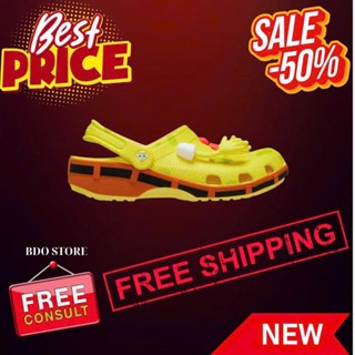  Dép Crocs Hình SpongeBob Vui Nhộn – Dép Đi Trong Nhà Ngoài Trời Cho Bé Và Người Lớn 