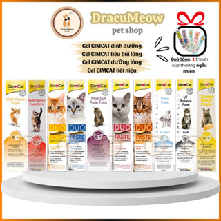 (50g/ 100g/ 200g) GEL GIMCAT dinh dưỡng, gel tiêu búi lông, gel kitten, gel tiết niệu cho mèo