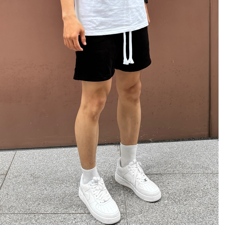 Quần Short Trơn Basic unisex ,Chất liệu nỉ chân cua co dãn,lưng thun | BigBuy360 - bigbuy360.vn