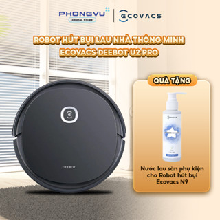 Robot hút bụi lau nhà thông minh Ecovacs Deebot U2 Pro - Chăm thú cưng - Chính hãng ECOVACS Việt Nam - Bảo hành 12 tháng