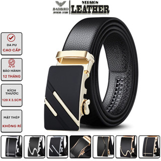 Thắt Lưng Da Nam Khóa Tự Động, da PU cao cấp v3 BADBIRD - Tự hào thương hiệu Việt Nam