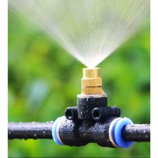  Bộ béc phun sương tưới cây 1 hướng bằng đồng kèm nối nhanh   béc đồng cao cấp   