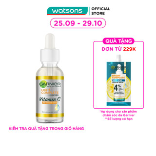 Tinh Chất Garnier Light Complete Speed Vitamin C Booster Serum Sáng Da & Mờ Thâm 30ml