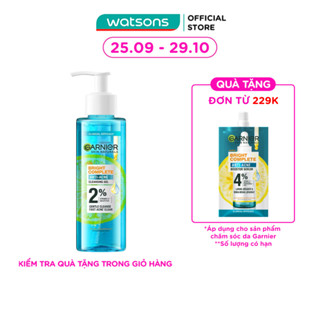 Gel Rửa Mặt Garnier Skin Naturals Bright Complete Anti-Acne Cleansing Gel 120ml