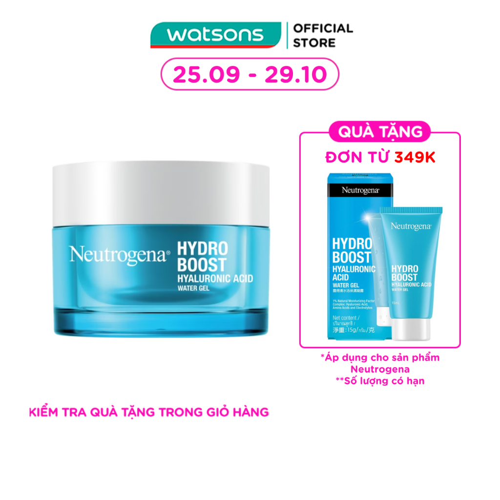 Kem Dưỡng Ẩm Neutrogena Hydro Boost Water Dạng Gel Cấp Ẩm 50g