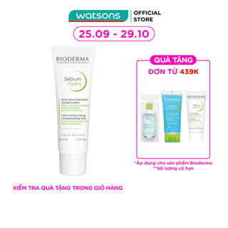 Kem Dưỡng Bioderma Sébium Hydra Nuôi Dưỡng, Làm Dịu Và Phục hồi Cho Da Mụn 40ml