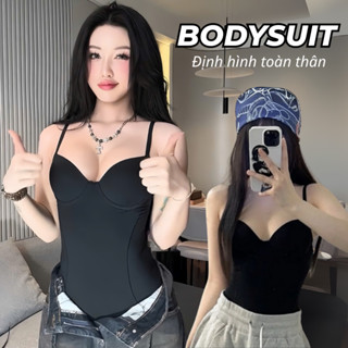 Áo bodysuit nữ nâng ngực siết eo định hình toàn thân, mỏng nhẹ thoáng mát không lộ viền 19624