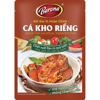 Xốt gia vị hoàn chỉnh barona cá kho riềng 80g