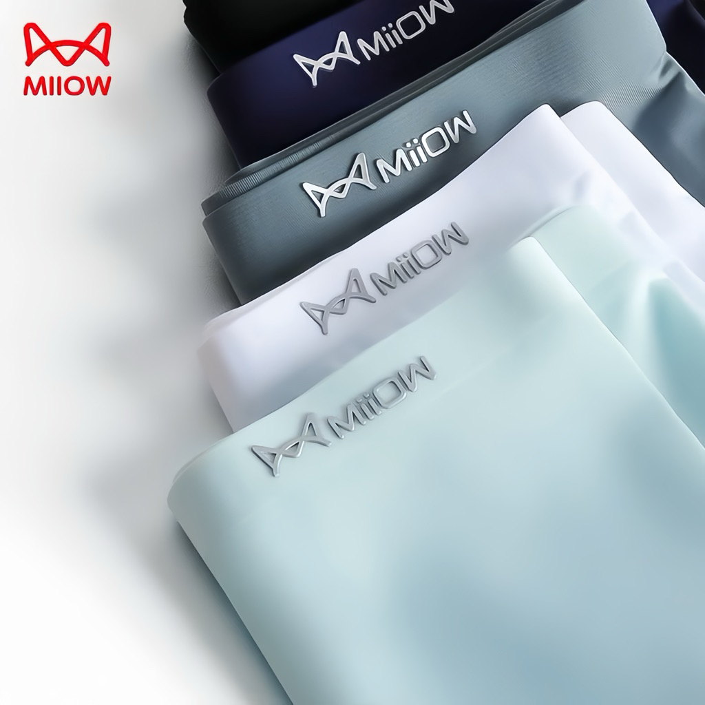 Combo 4 Quần Sịp Boxer Lụa Băng Cao Cấp Không Đường May Life Awake Mềm Mại Thoáng Khí