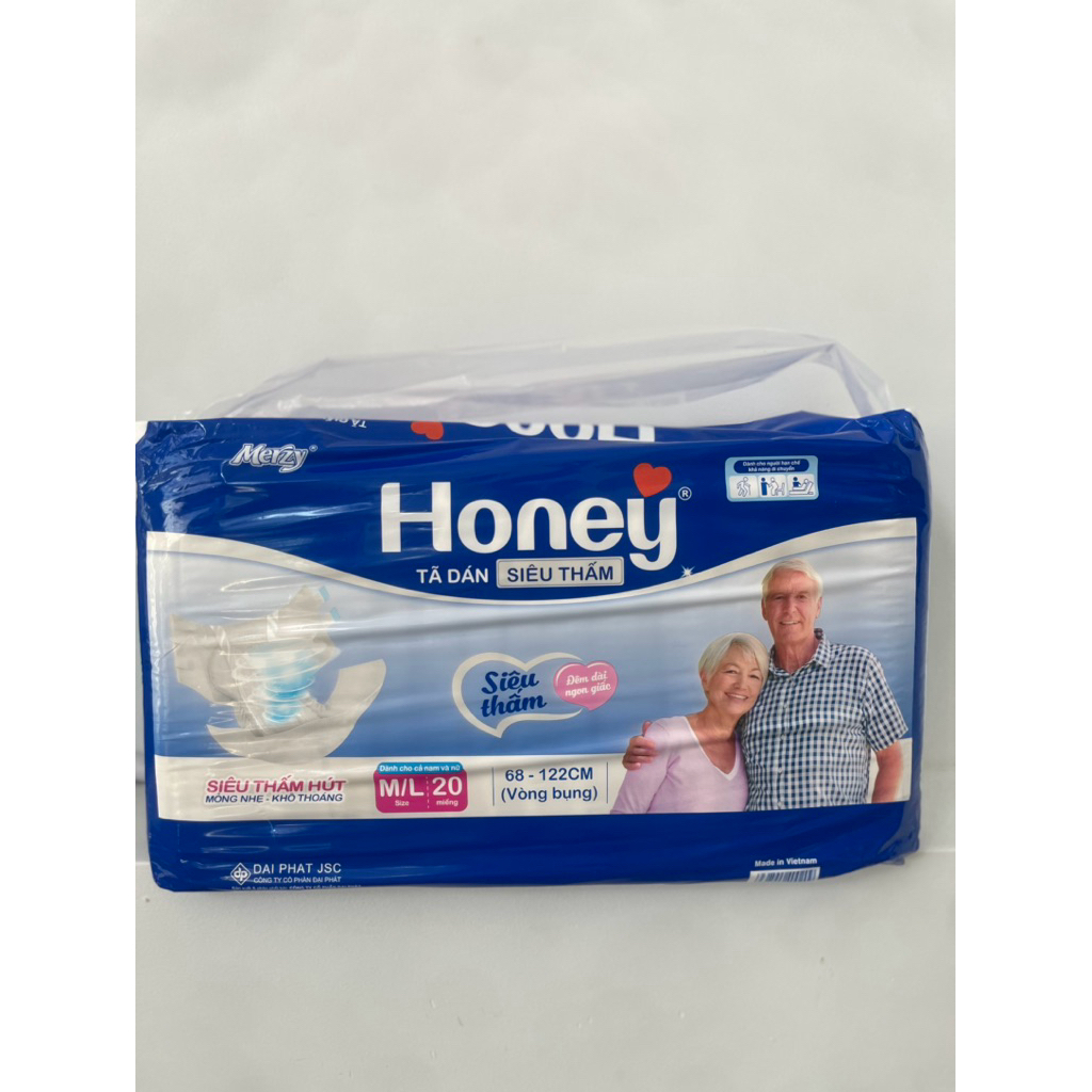 Tả dán người giá Honey size M/L ( siêu thấm)