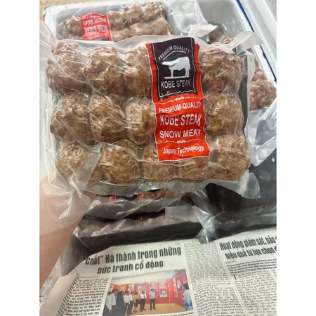 Bò viên xay AUKOBE 1kg (Giao Hỏa Tốc - 4 Giờ TPHCM)