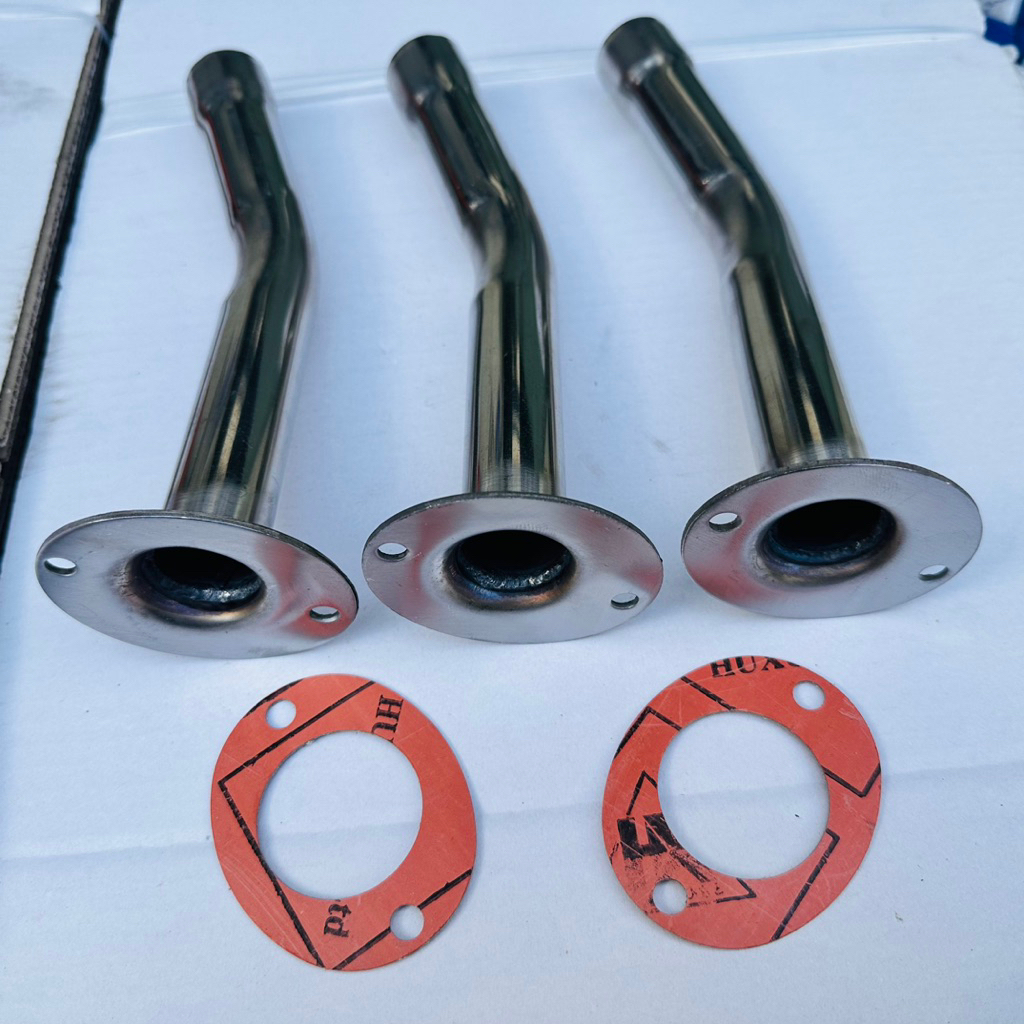 Tiêu Pô 4road size nhỏ 22mm-loại Dài (kèm ron) hàng gia công cho pô 4road nhập