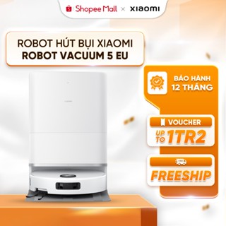  Robot hút bụi lau nhà Xiaomi Vacuum 5 - Lực hút 20000Pa - Pin 5200mAh - 4 chế độ làm sạch 