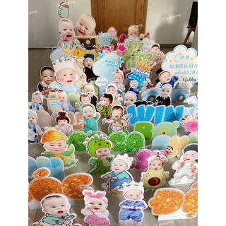 (Inbox chọn mẫu) Chibi Thôi Nôi Sinh Nhật Dễ Thương Cho Bé