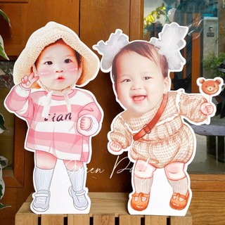 (Inbox chọn mẫu) Chibi Thôi Nôi Sinh Nhật Dễ Thương Cho Bé