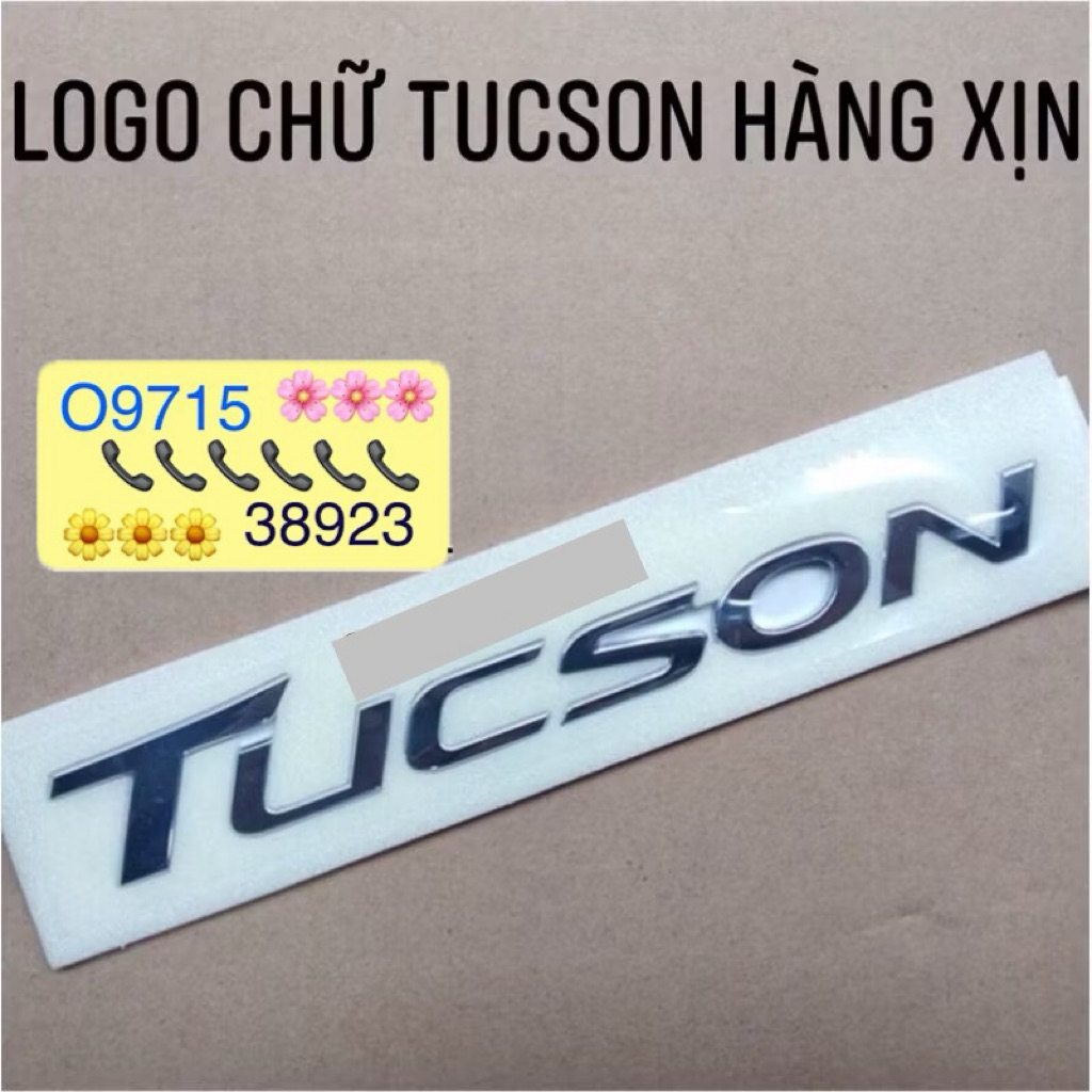 LOGO CHỮ NỔI HYUNDAI TUCSON XỊN CHÍNH HÃNG 86310-D3000