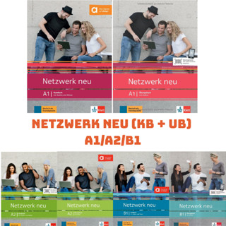 Sách -  Netzwerk Neu A1/A2/B1 (KB+UB) (Lẻ, Bộ, Bản màu)