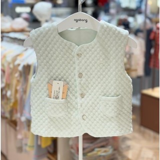   VNXK chính hãng  Áo khoác Gi-lê cho bé thương hiệu Agabang xuất dư xịn  trần mint sz80,90,100  