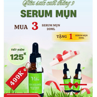 SERUM CHẤM, NGĂN NGỪA MỤN THÔNG MINH TINH CHẤT KHOÁNG TƯƠI TRÀM TRÀ NỌC ONG VIBA 20ml