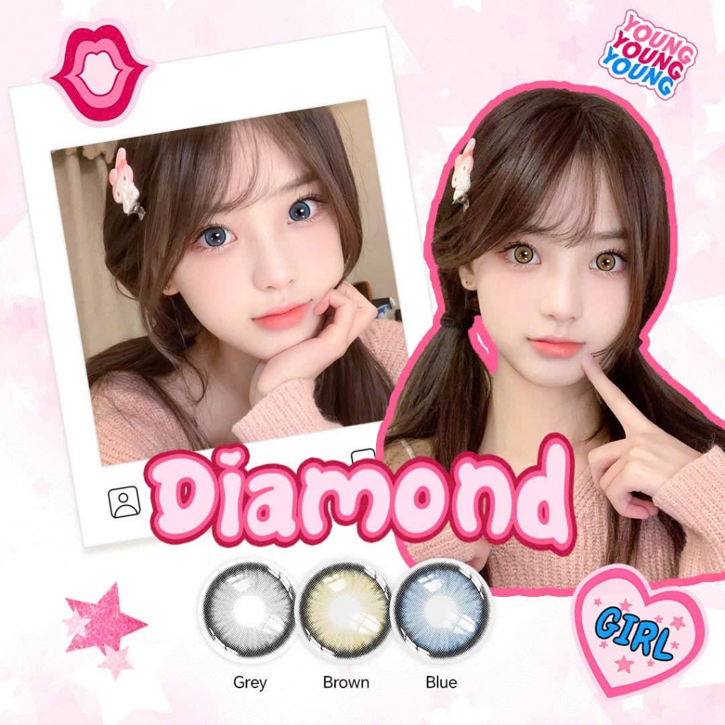 [HỎA TỐC HCM] DIAMOND SERIES – LENS 6 THÁNG NHÀ FRESH LADY(GIÁ 1 ĐÔI)