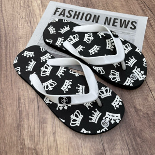  Dép Tông Nam,Dép Lào Nam Xỏ Ngón Mặt In Lụa Vương Miệng Nổi Bật 