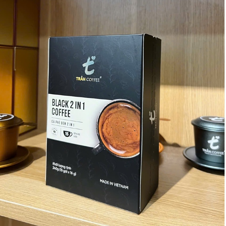 Cà phê đen hoà tan 2in1