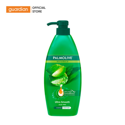 Dầu Gội Kèm Xả Palmolive Siêu Mượt Chiết Xuất Nha Đam 600ml