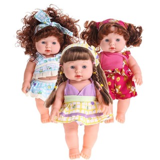 Búp Bê Em Bé Silicon mắt 3D  - Cao 30cm