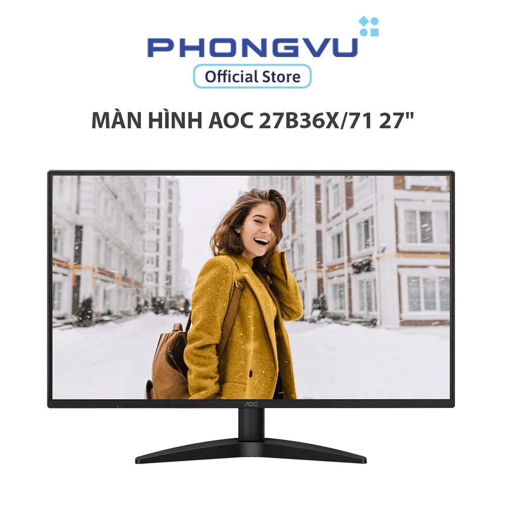 Màn hình Aoc 27B36X/71 27" (FHD 1920 x 1080/ IPS/ 144Hz/ 0.5 ms) - Bảo hành 36 tháng