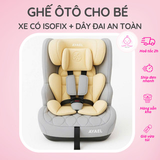  Ghế Ngồi Ô tô Cho Bé Dây Có Chốt ISOFIX An Toàn Chuẩn Quốc Tế Chính Hãng AYAEL Đạt I-SIZE R129  1–10 Tuổi  