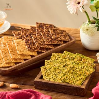 Bánh ngói hạnh nhân healthy - không đường trắng -Tomikery - 200 Gram