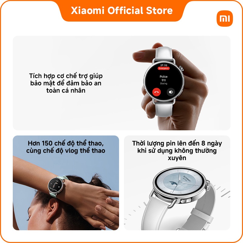 [New]Xiaomi Watch S4 41mm | Màn hình AMOLED với thiết kế mỏng, thanh lịch | Nâng cao khả năng theo dõi sức khỏe với | BigBuy360 - bigbuy360.vn