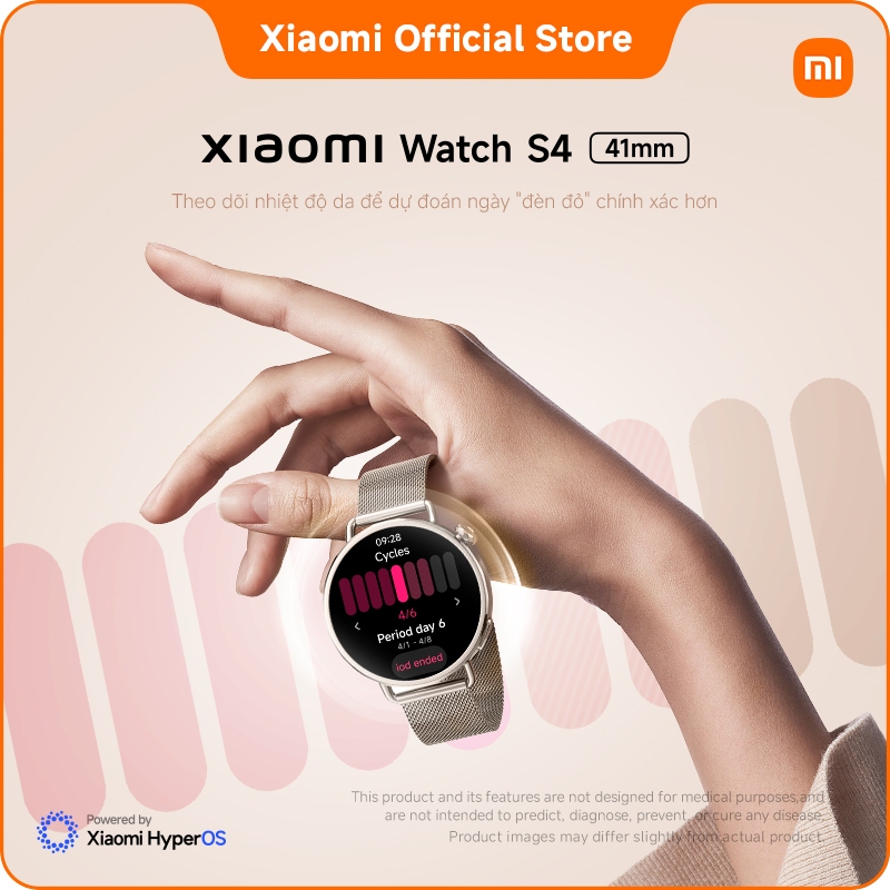 [New]Xiaomi Watch S4 41mm | Màn hình AMOLED với thiết kế mỏng, thanh lịch | Nâng cao khả năng theo dõi sức khỏe với | BigBuy360 - bigbuy360.vn