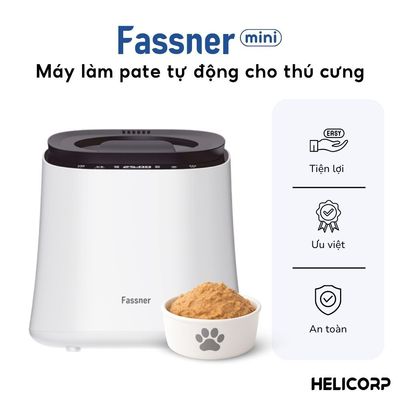Máy Làm Pate Cho Chó Mèo, Máy Làm Thịt Sấy Cho Chó Mèo Fassner Mini  - HELIPET