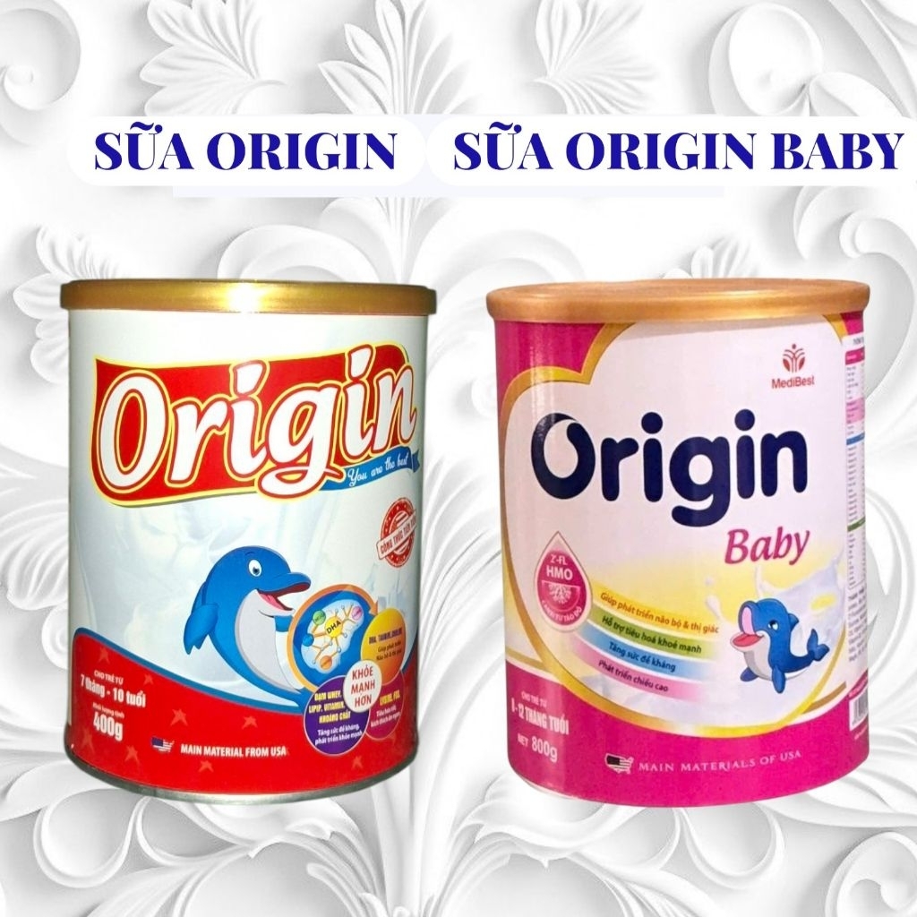 Sữa ORIGIN 800g (Hsd mới) dành cho trẻ em.