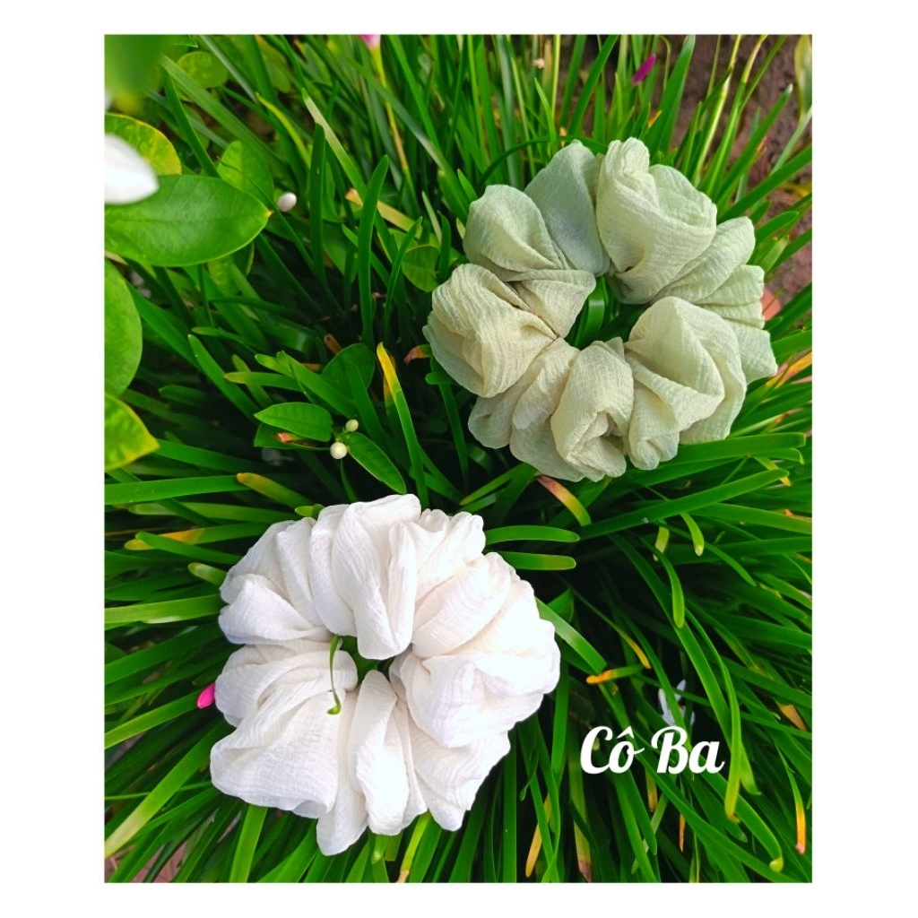 buộc tóc phi lụa