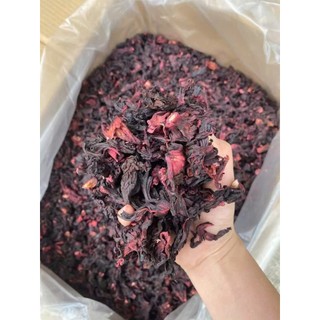  1Kg Hoa dâm bụt  hibiscus atiso đỏ  khô đã tách cánh 