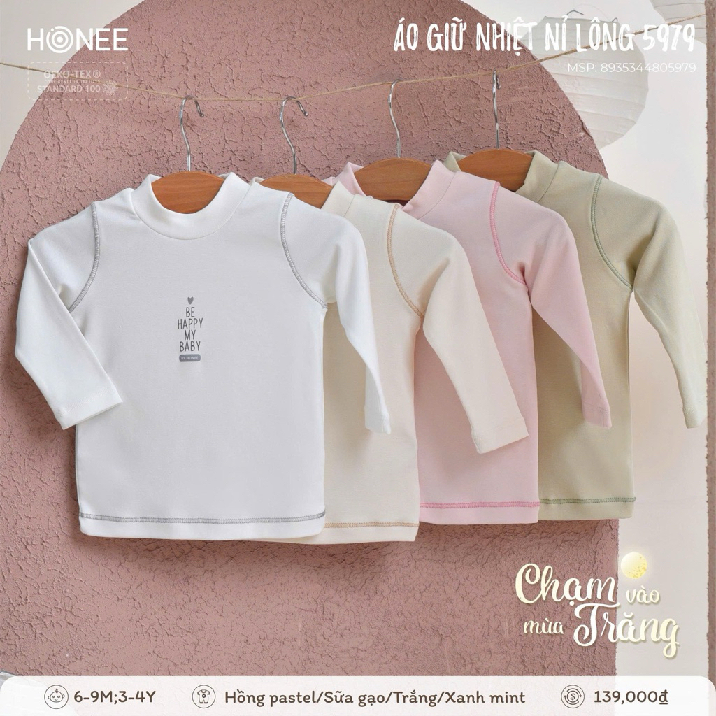 [Hrnee] Áo giữ nhiệt cho bé.