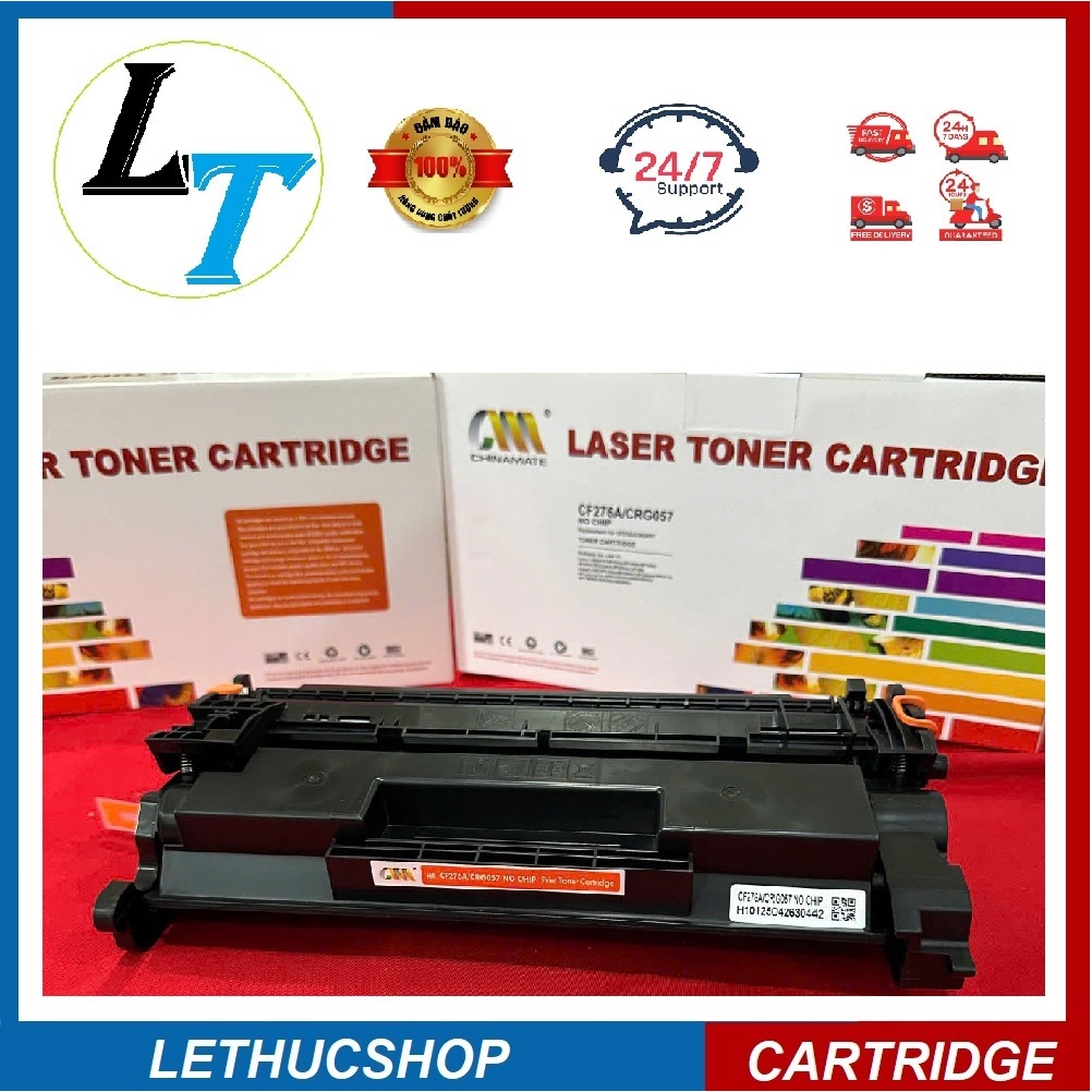 Hộp mực in 76A (CF276A) no chip cho máy in HP Pro M404d, M404dn, M404dw, M428dnw, M428fdw, M428fdn .