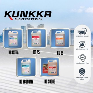 Nước rửa xe không chạm KUNKKA làm sạch và tạo bóng sau khi rửa , dung dịch rửa ô tô, xe máy can 5L