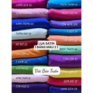 Vải lụa satin mềm rủ khổ 1m5