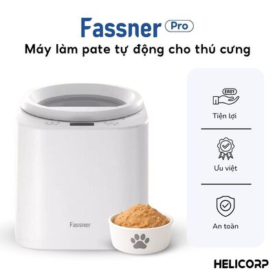 Máy Làm Pate Cho Chó Mèo, Máy Làm Thịt Sấy Cho Chó Mèo Fassner Pro - HELIPET