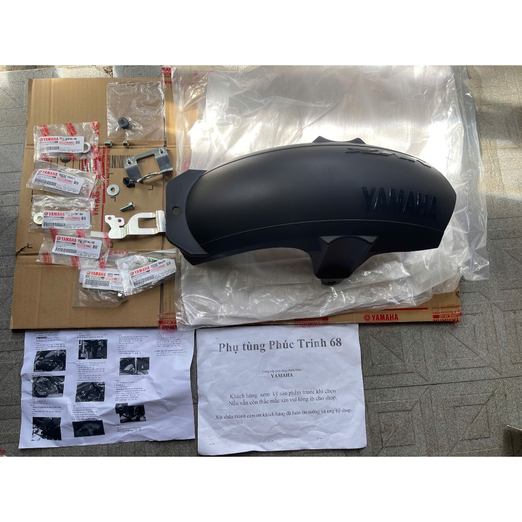 Bộ chắn bùn sau xe NVX 155 V3 , chính hãng yamaha