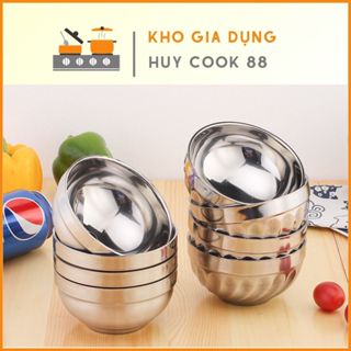 Tô Chén Bát Inox 2 Lớp Cách Nhiệt Huycook88 Đủ Kích Cỡ